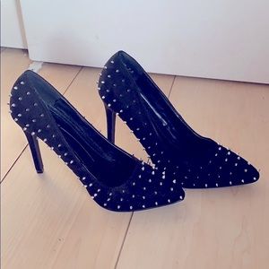 🖤 Report Women's Jaemon Black Spike Pump 🖤
